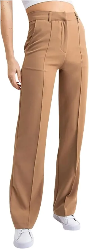 Women's Boyfriend Jeans Pants Fashion Straight-Leg Trousers Slim Fit Trousers with Pockets Cute Jeans, XS-3XL