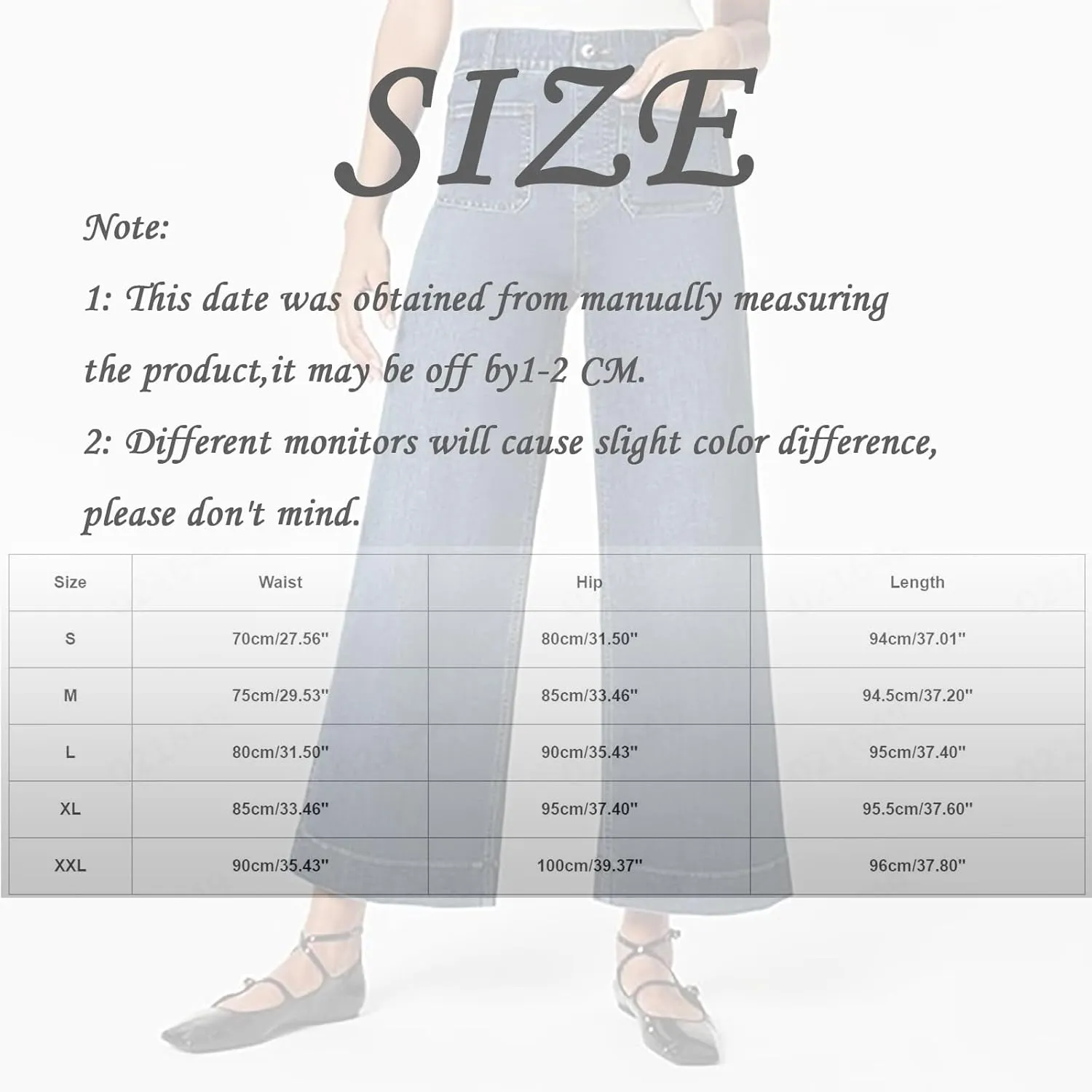 Women's Flare Jeans High Waisted Baggy Straight Leg Barrel Jeans Casual Stretch Wide Leg Bootcut Denim Pant Trouser