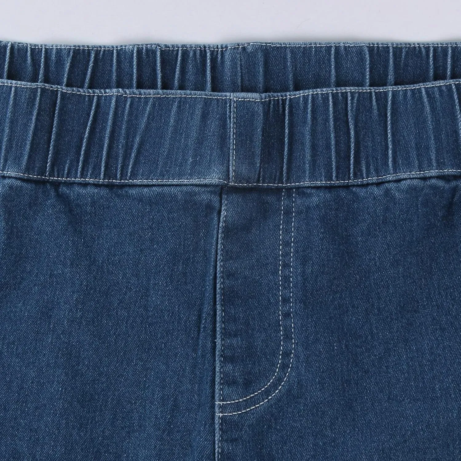 Womens Jeans Wide Leg Jeans Casual Fashion Straight Leg Loose Stretchy Tummy Control Trendy Jeans for Women 2024
