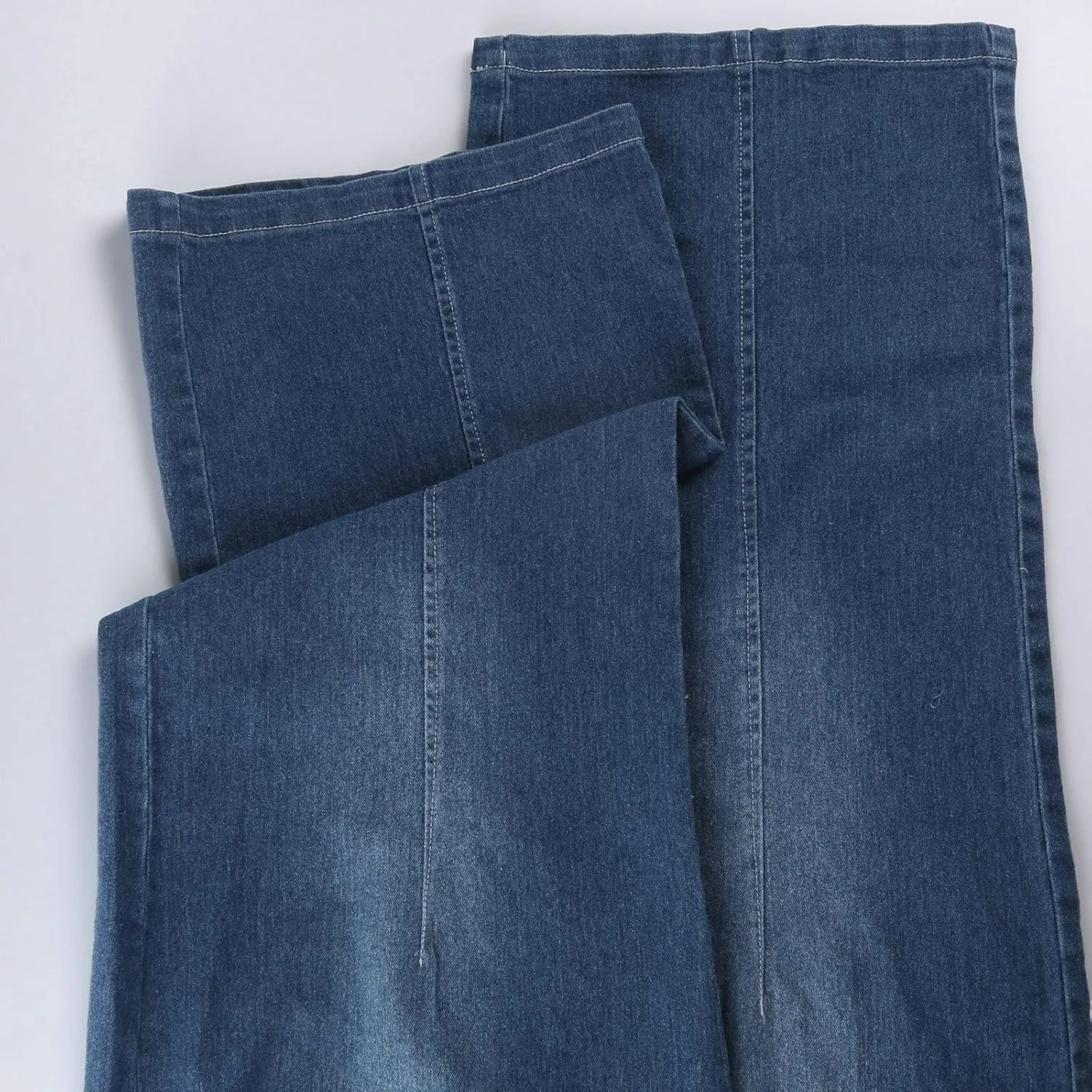 Womens Jeans Wide Leg Jeans Casual Fashion Straight Leg Loose Stretchy Tummy Control Trendy Jeans for Women 2024