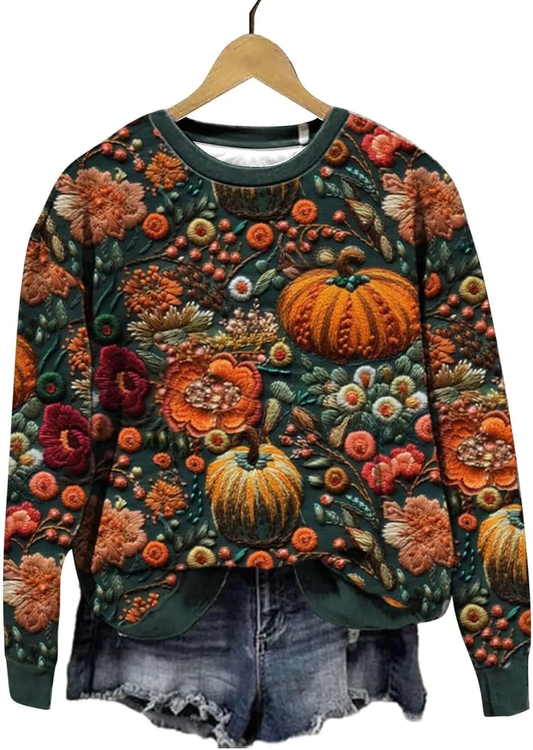 Womens Oversized Sweatshirts Hoodies Casual Blouses for Women Crewneck Loose Fit T Shirts Trendy Tunics Sweatshirts