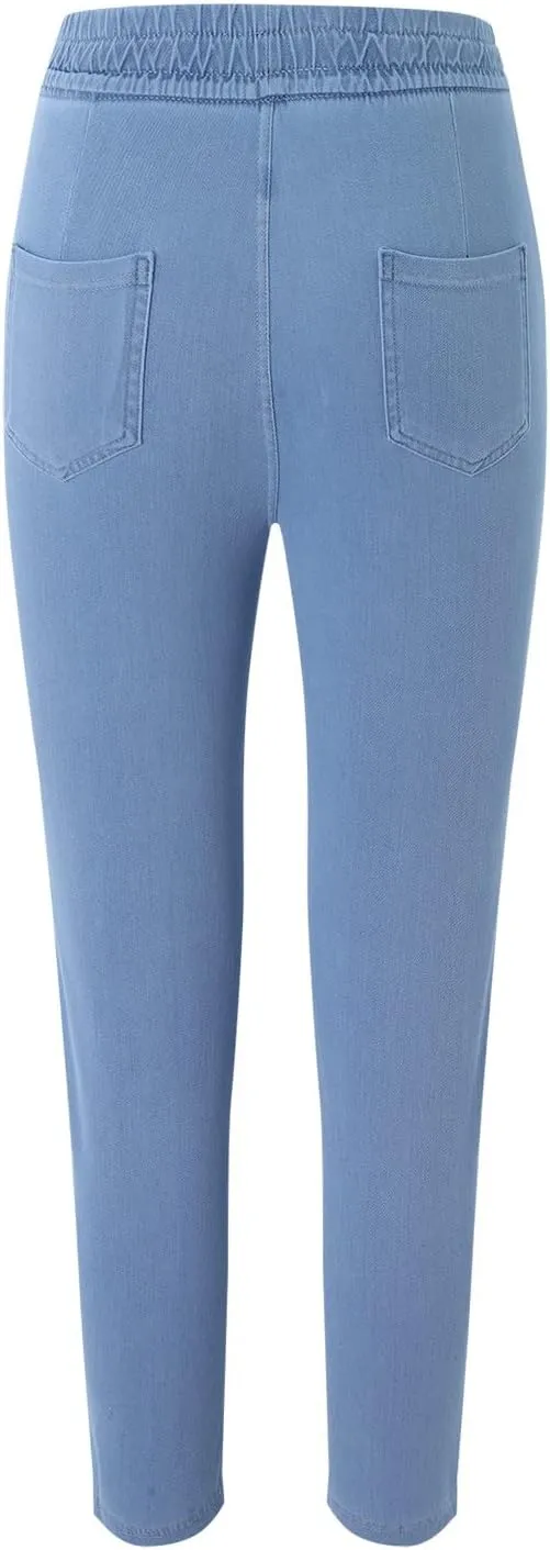 Womens Petite Jeans Skinny Jeans High Waisted Jeans Plus Size Jeans Stretch Jeggings Butt Lifting Trousers Y2K Denim Jeans