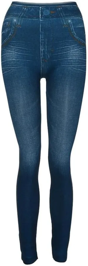 Women's Pull-On Skinny Jeans Stretch Denim Legging Classic Jeggings Hight Waisted Comfy Denim Pants