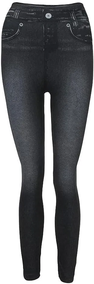Women's Pull-On Skinny Jeans Stretch Denim Legging Classic Jeggings Hight Waisted Comfy Denim Pants