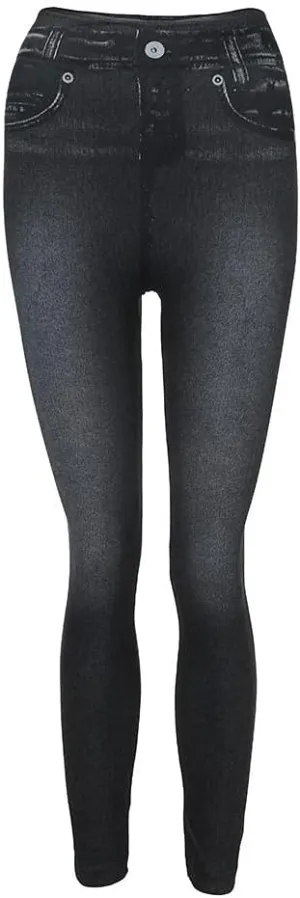 Women's Pull-On Skinny Jeans Stretch Denim Legging Classic Jeggings Hight Waisted Comfy Denim Pants