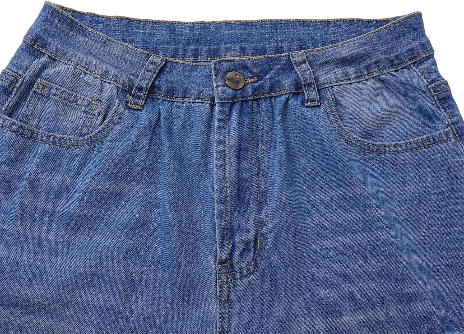 Women’s Ripped Jeans High Waisted Stretchy Distressed Baggy Straight Wide Leg Denim Pants 90s Outfits Going Out Pants
