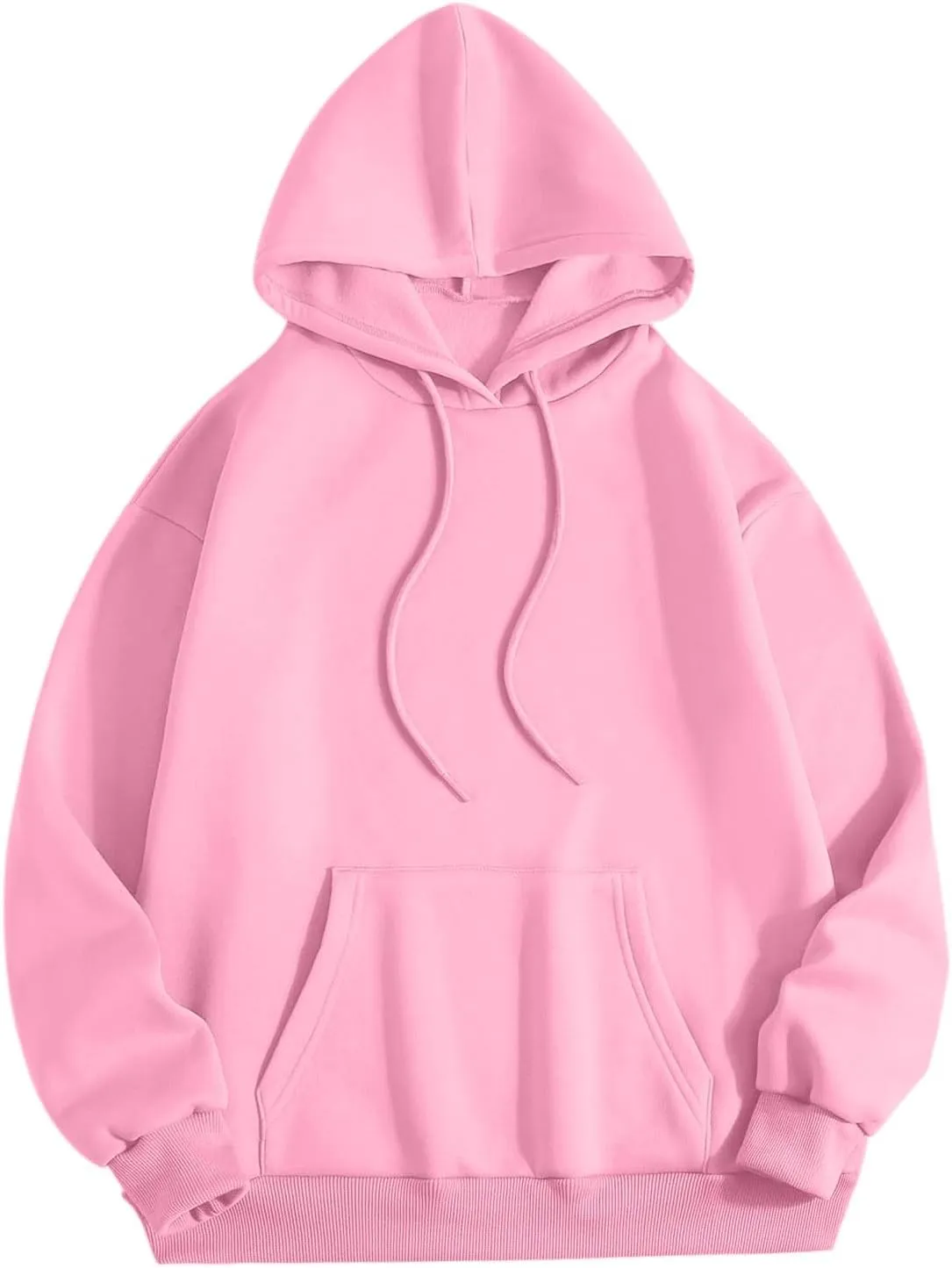 Womens Sweatshirt Graphic Hoodies Letter Print Casual Long Sleeve Drawstring Pullover Tops with Pocket, Medium