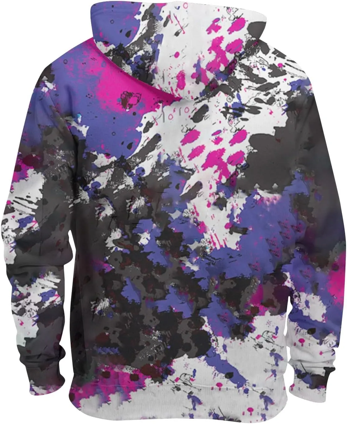 XIAXOGOOL Hoodies For Men Sweatshirt Tie Dye Hoodie Mens Novelty Hood Pullover Plus Size Printed Sweatshirts With Pocket