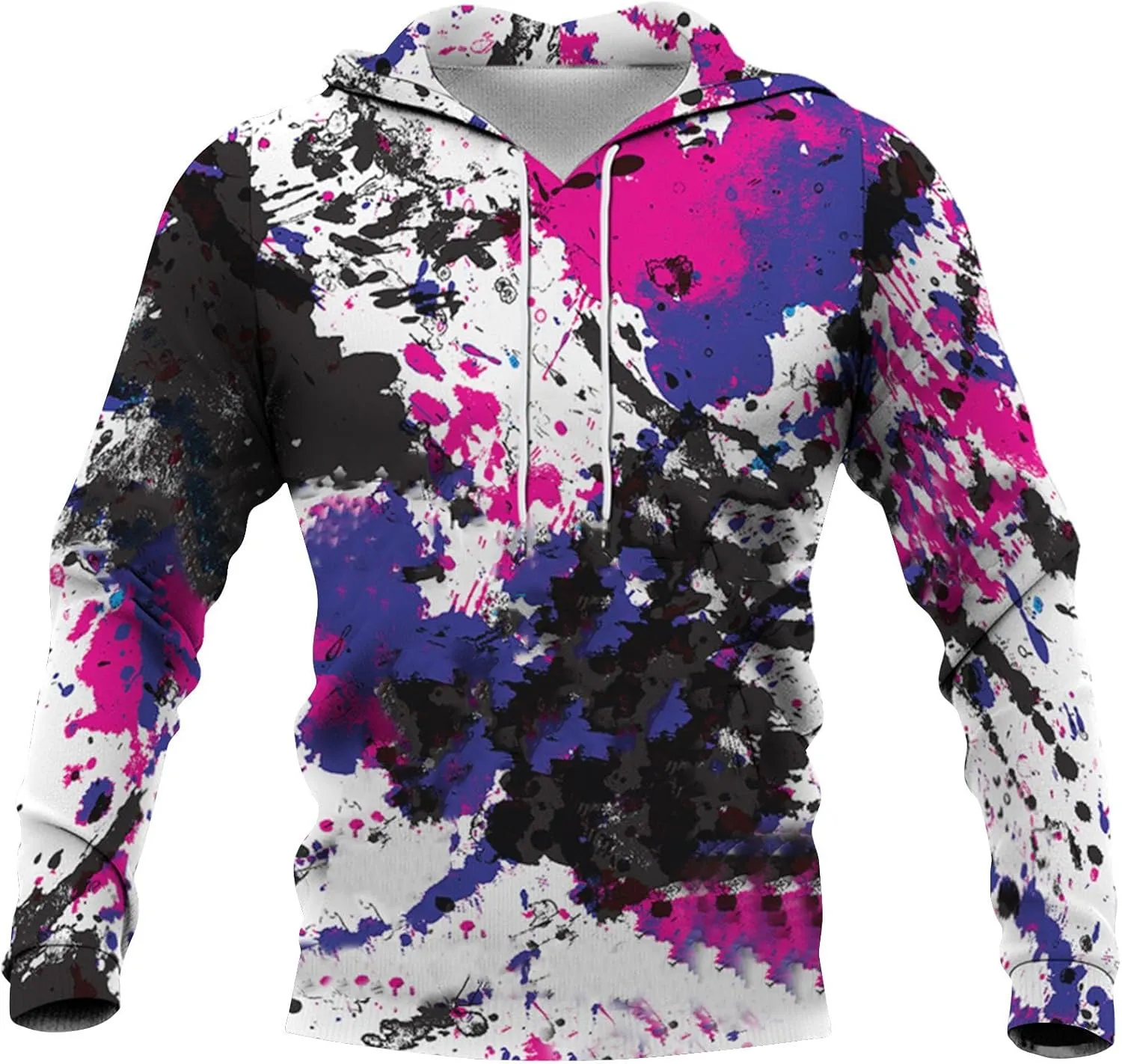 XIAXOGOOL Hoodies For Men Sweatshirt Tie Dye Hoodie Mens Novelty Hood Pullover Plus Size Printed Sweatshirts With Pocket