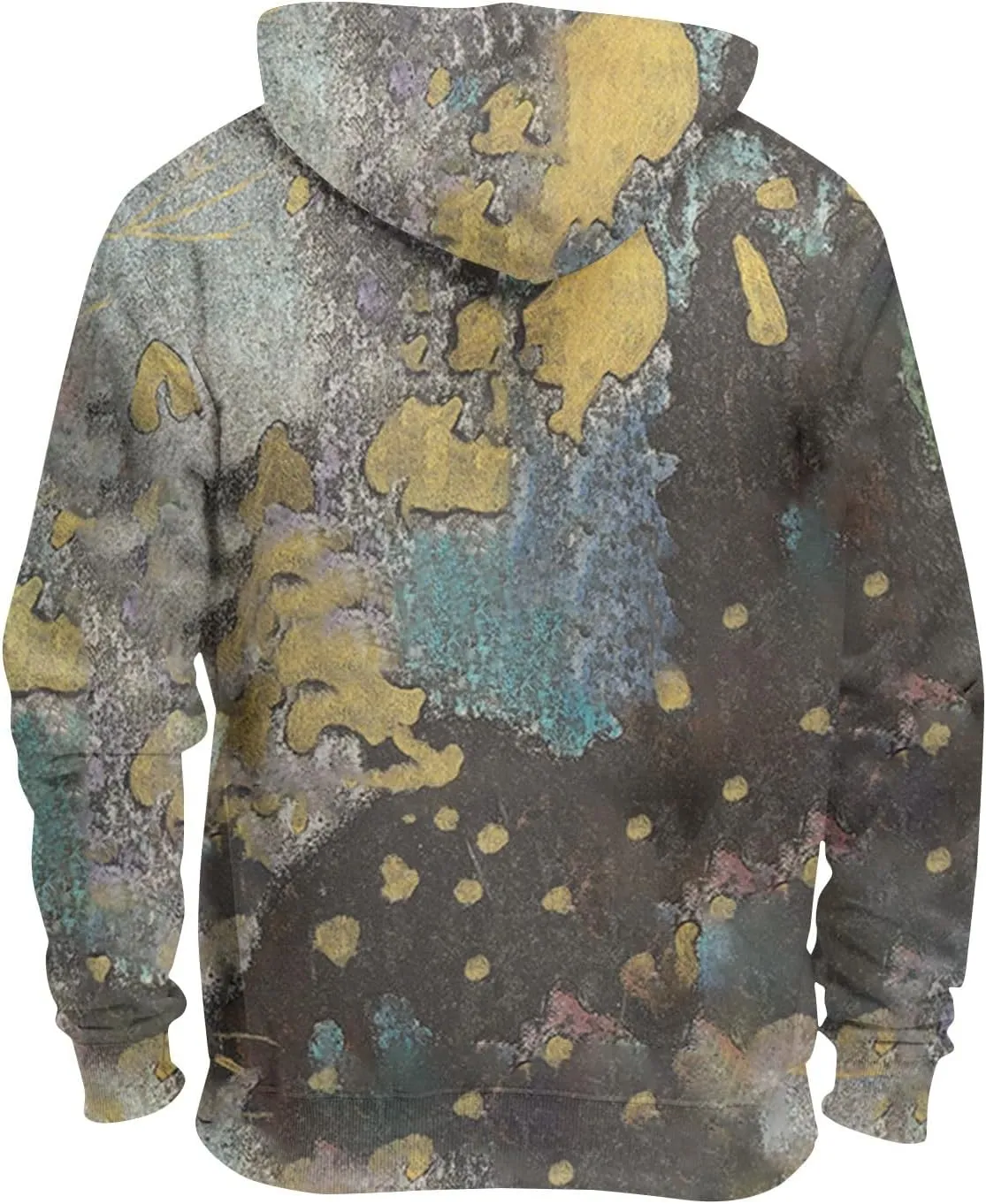 XIAXOGOOL Hoodies For Men Sweatshirt Tie Dye Hoodie Mens Novelty Hood Pullover Plus Size Printed Sweatshirts With Pocket
