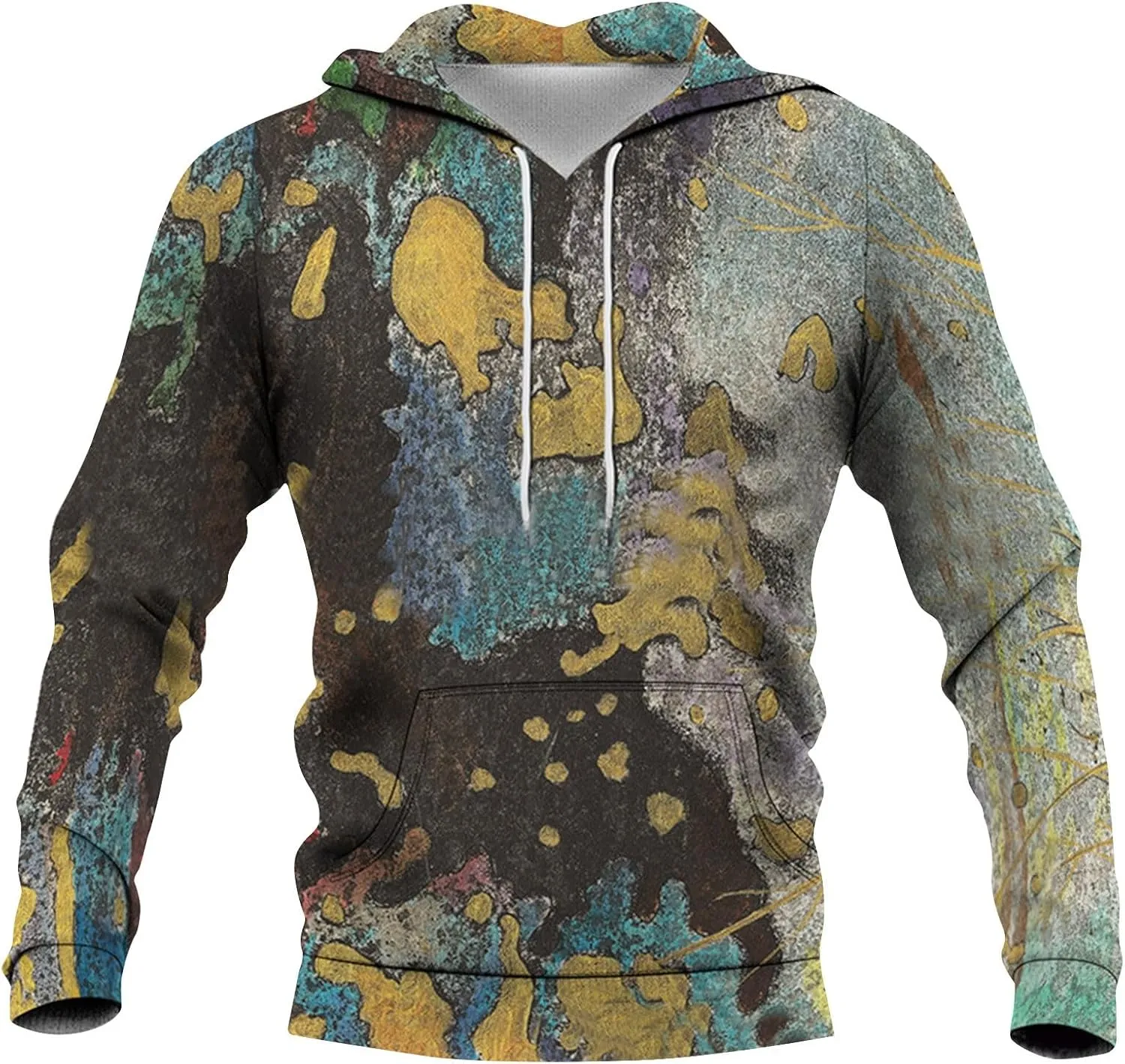 XIAXOGOOL Hoodies For Men Sweatshirt Tie Dye Hoodie Mens Novelty Hood Pullover Plus Size Printed Sweatshirts With Pocket