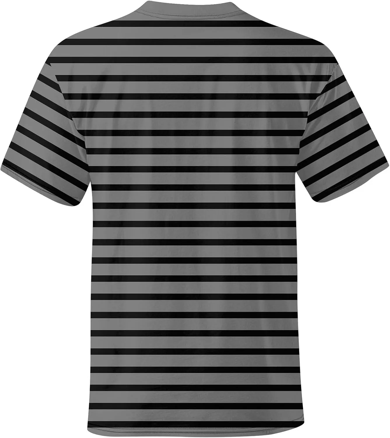 Ymosrh Men's Fashion Tshirts Casual Striped Short Sleeve Crewneck Summer Basic Tee Shirts, S-4XL