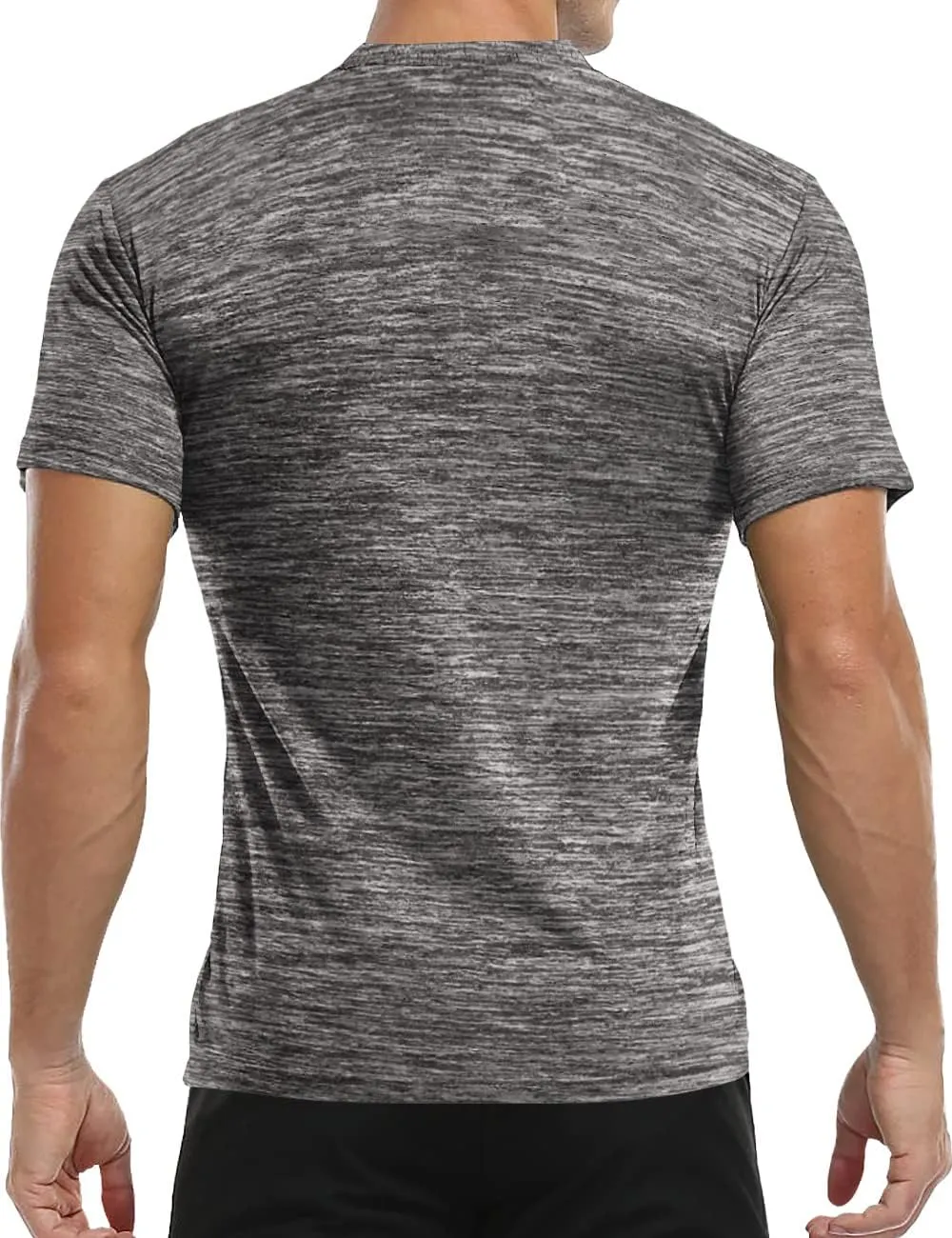 YTD Mens Long/Short Sleeve Henley Shirts Casual Fashion Beach Yoga Loose Fit T-Shirts